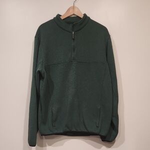 Peter Millar Men's Green Half-Zip warm‎ sweater